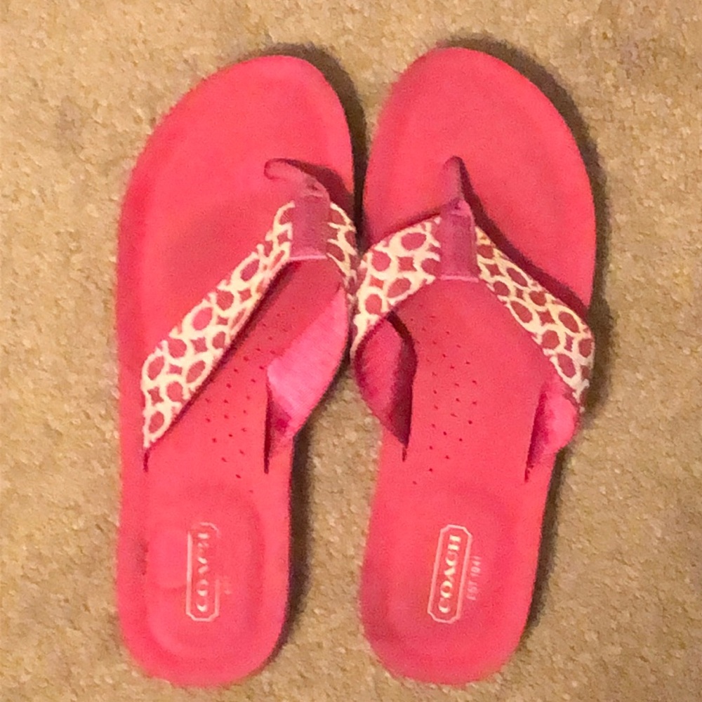 Coach Flip Flops 8.5B